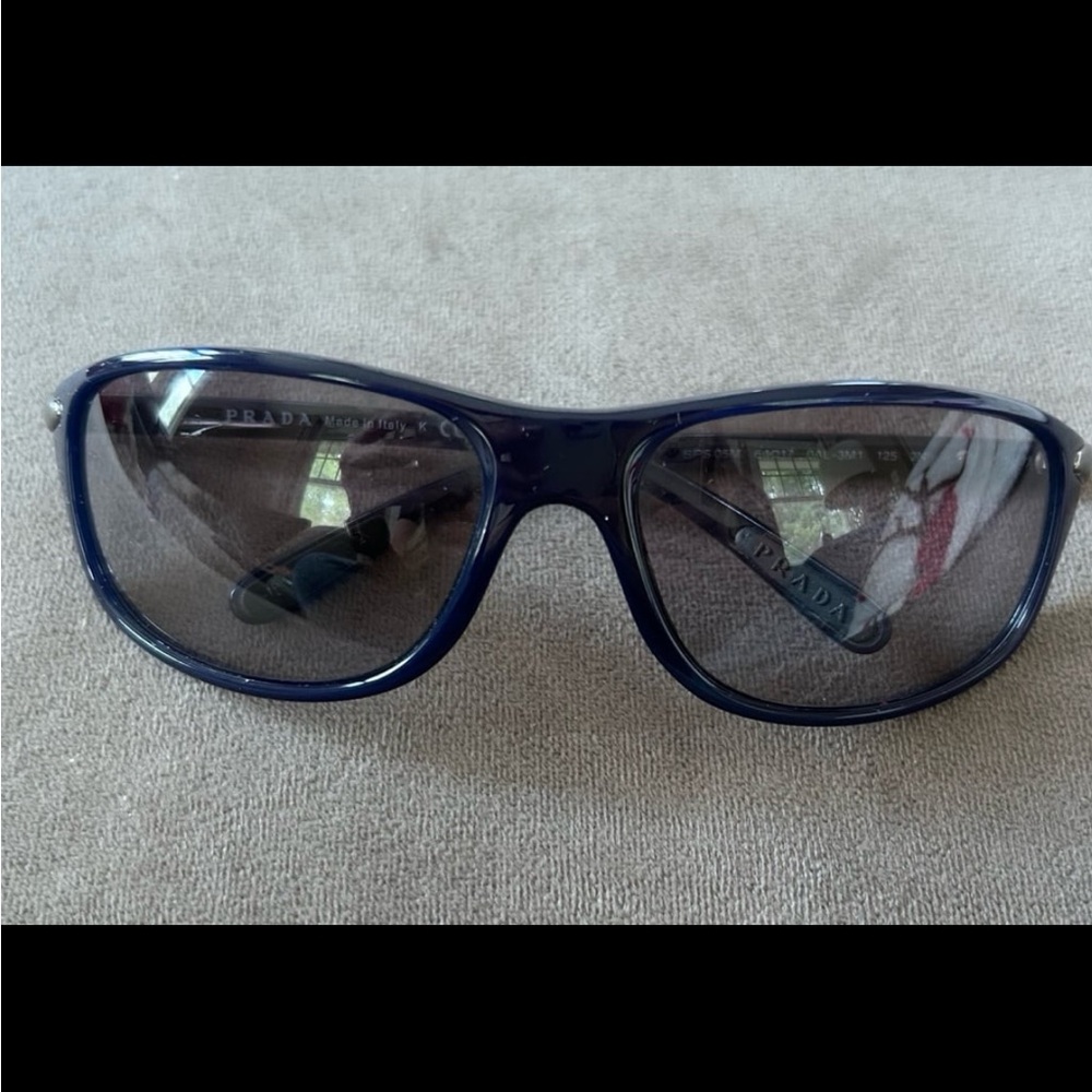 Prada Sunglasses Blue Wrap  SPS05M OAL-3M1 125 2N